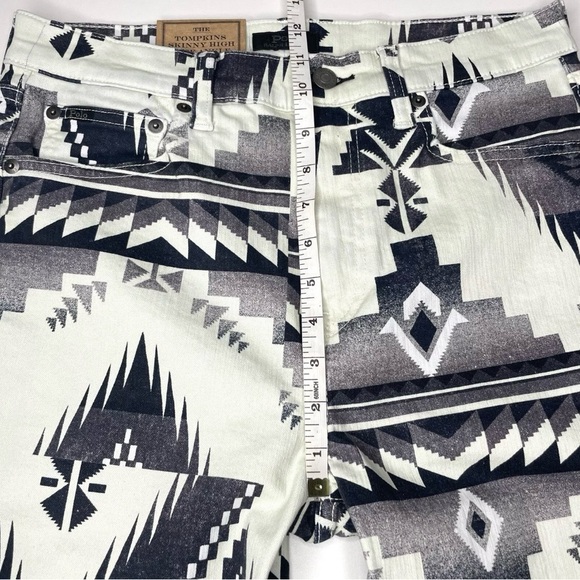 Polo Ralph Lauren Tompkins Skinny Aztec Navajo Print Jeans Sz 28 - Picture 11 of 12